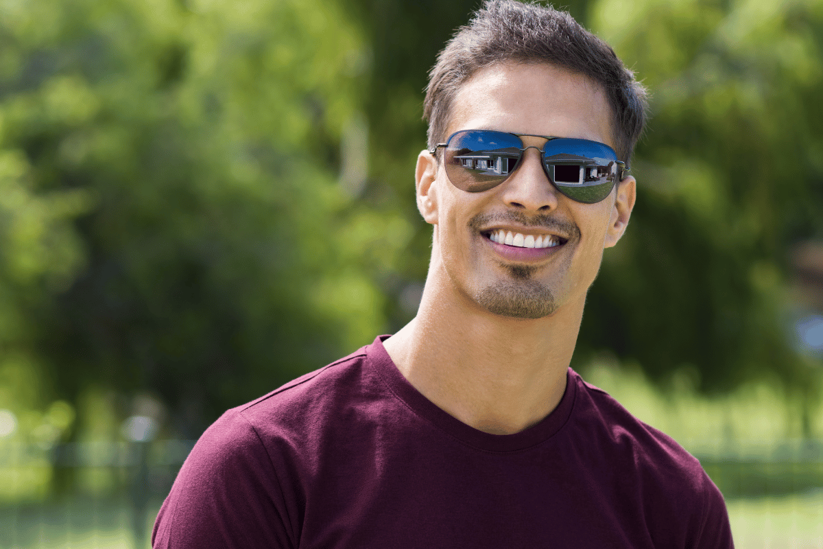 Ascension Optical May 2024 Blog Image (1) man wearing sunglasses